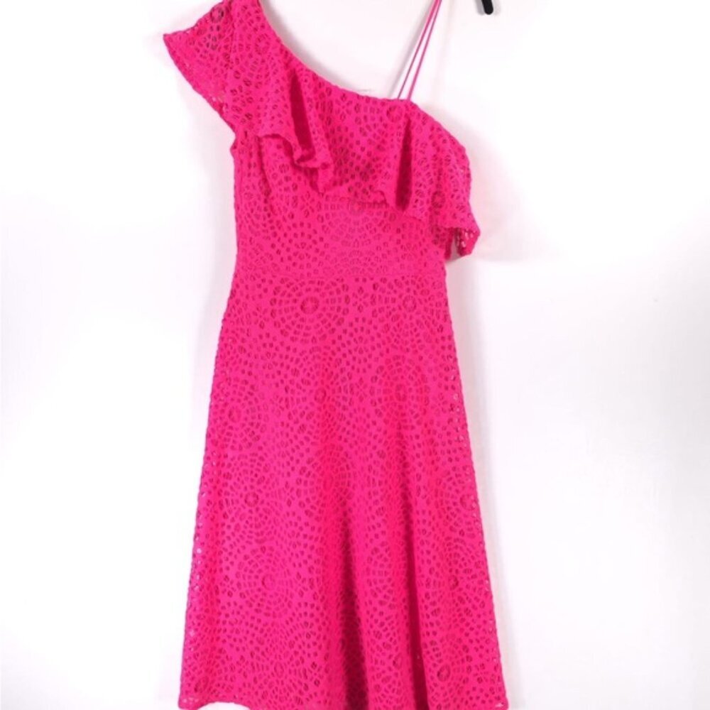 NWOT Lilly Pulitzer Callisto One Shoulder Midi Dress Ruffle STYLE 29263 Size 4